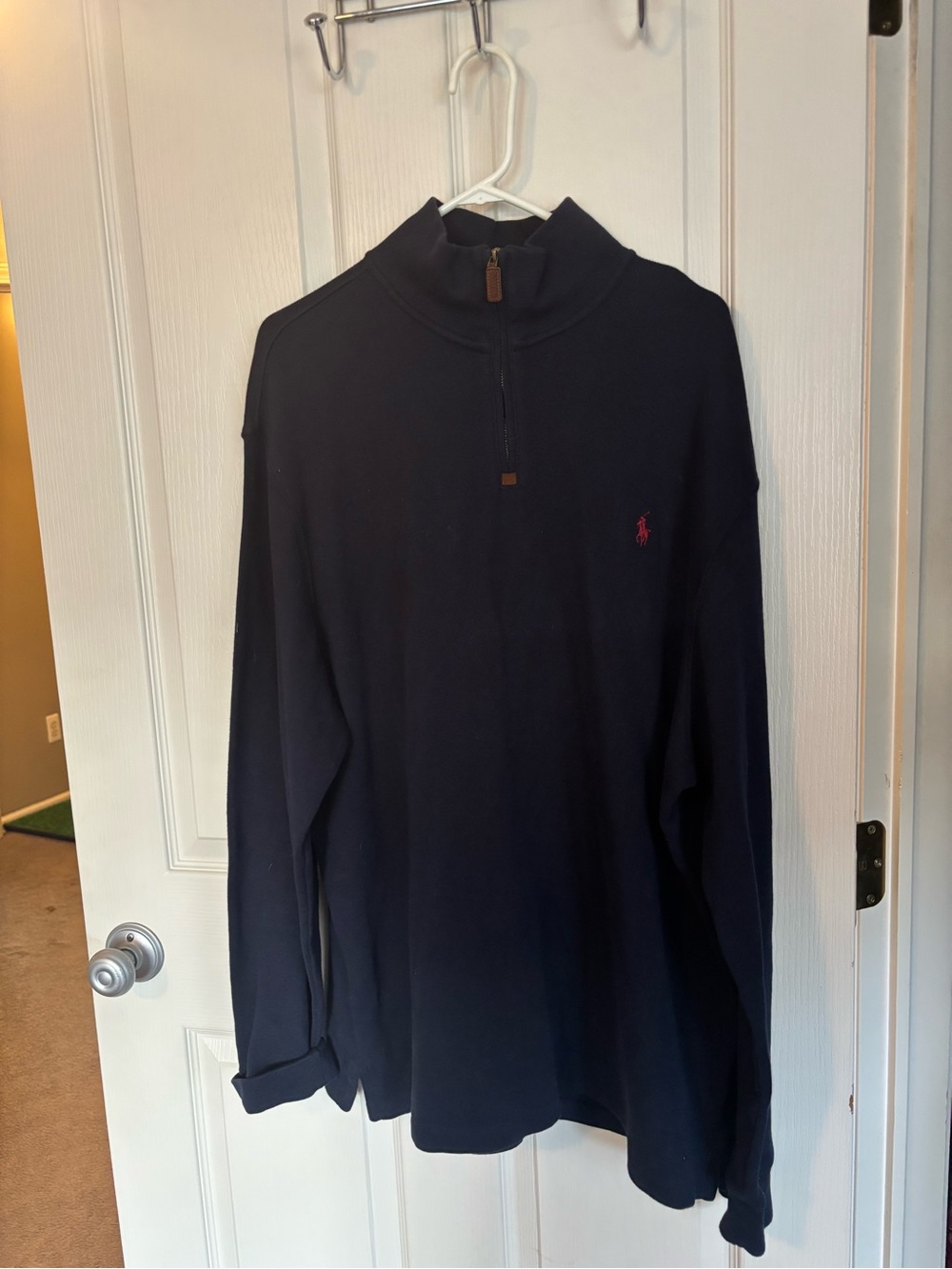 Ralph Lauren Navy Quarter-Zip Pullover